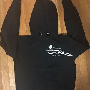 Helmut Land Mascot Standard Graphic Print Hoodie (SIZE XS MEN | S WOMAN)